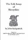 Image of The Folk Songs of Shropshire